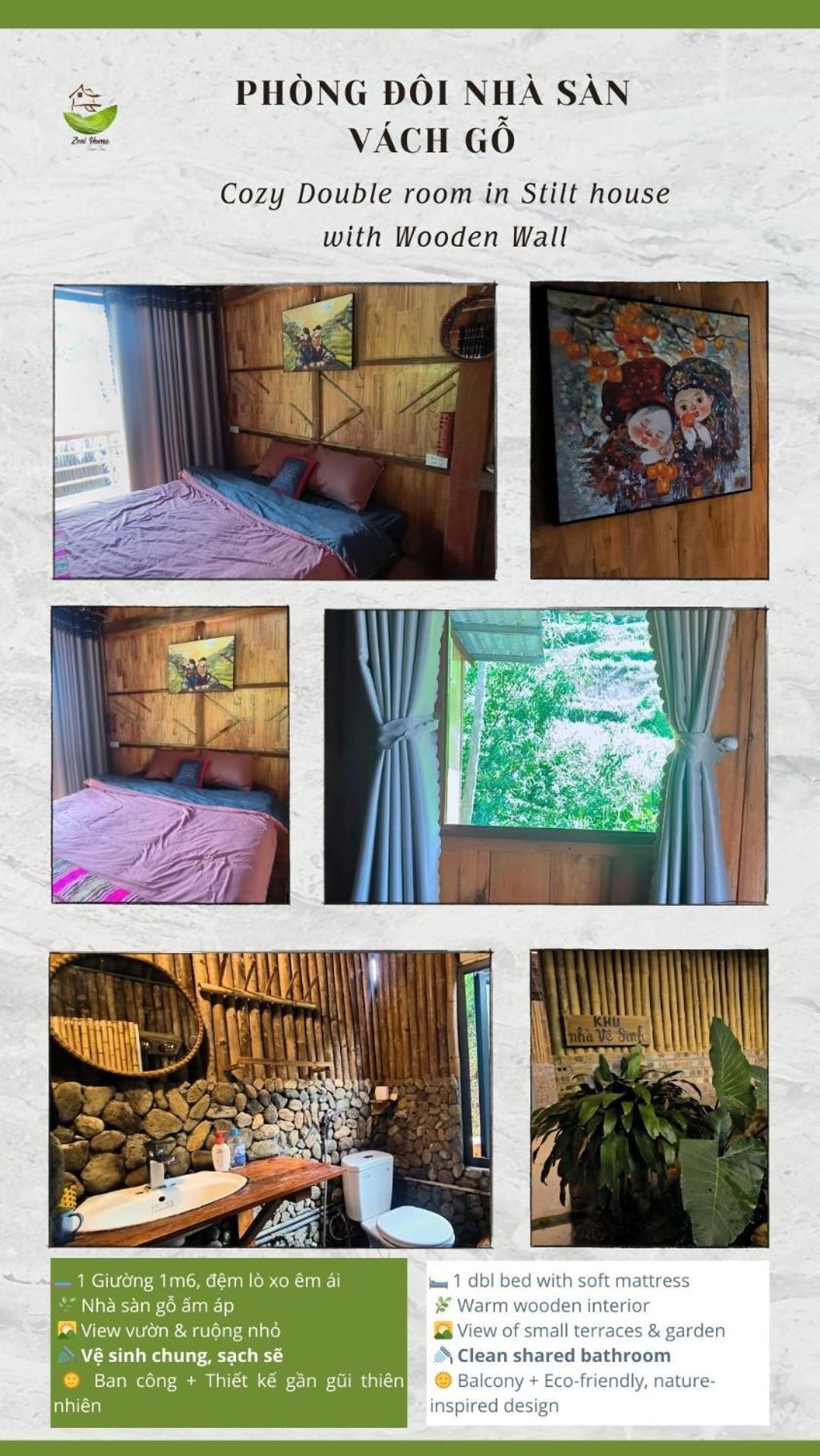 Zoni Home Tram Tau Cham Ta Lao Esterno foto